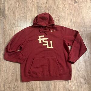 NWOT Nike Florida State Seminoles Pullover Sweatshirt Hoodie Men's Size XL